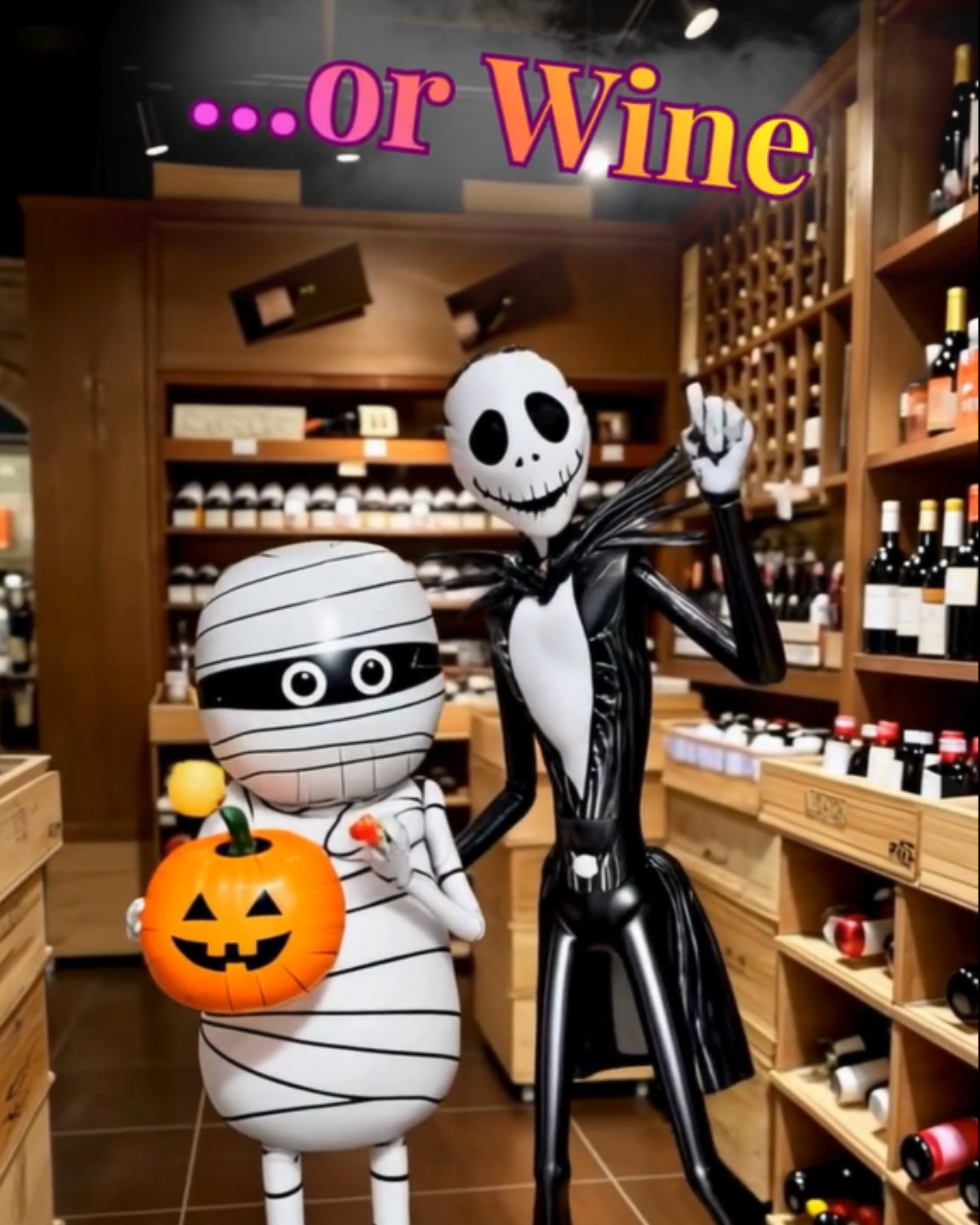 Trick or Treat, or Wine🍷?