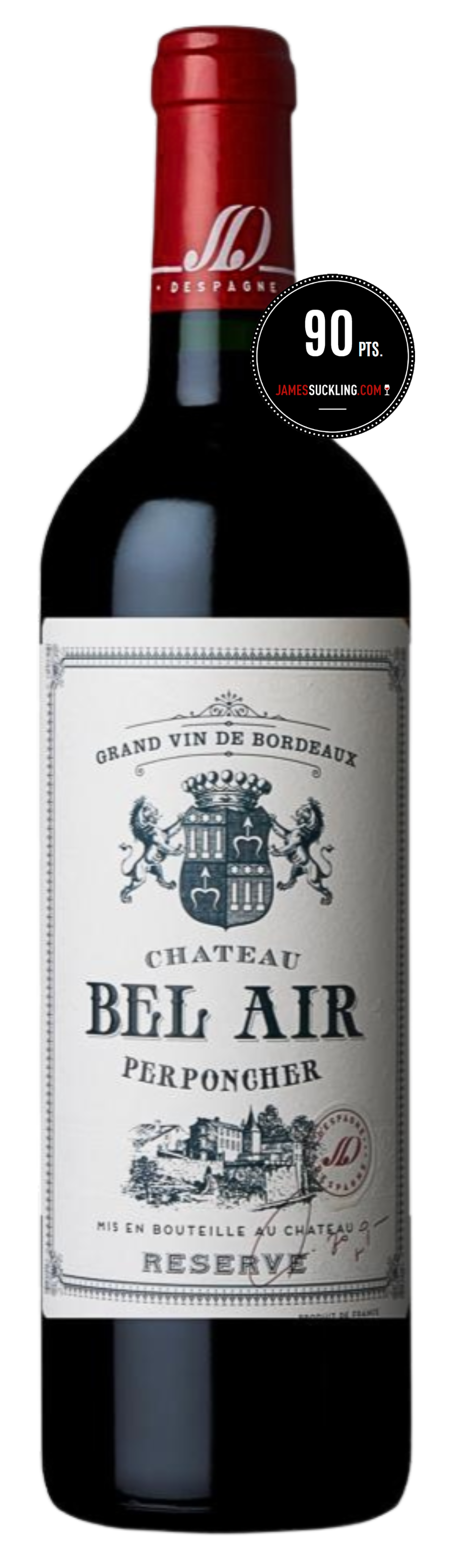 Chateau Bel Air Perponcher Reserve Red 2020 (JS: 90, Decanter: 90)