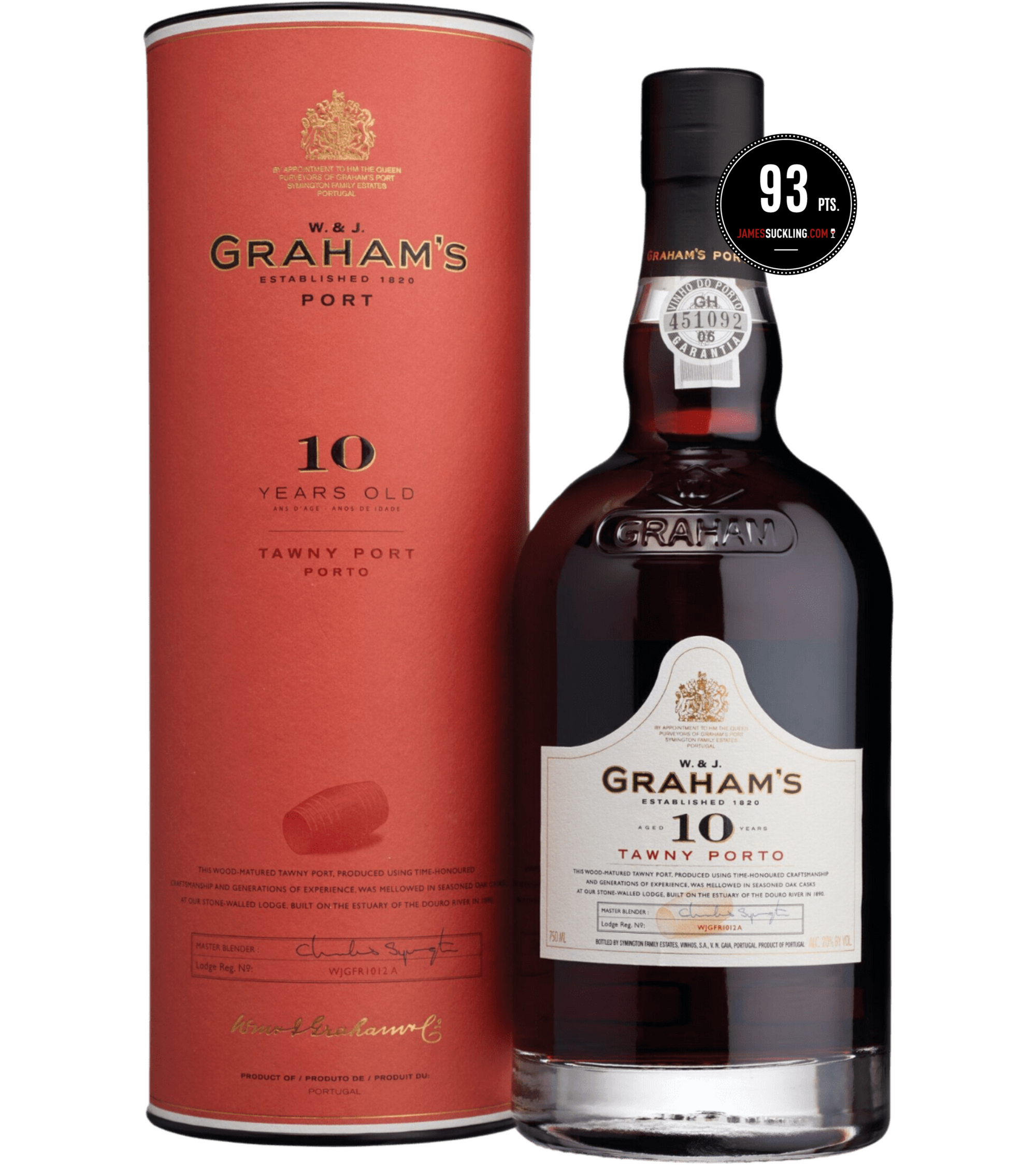 Graham's 10 Year Old Tawny Port (JS: 93)