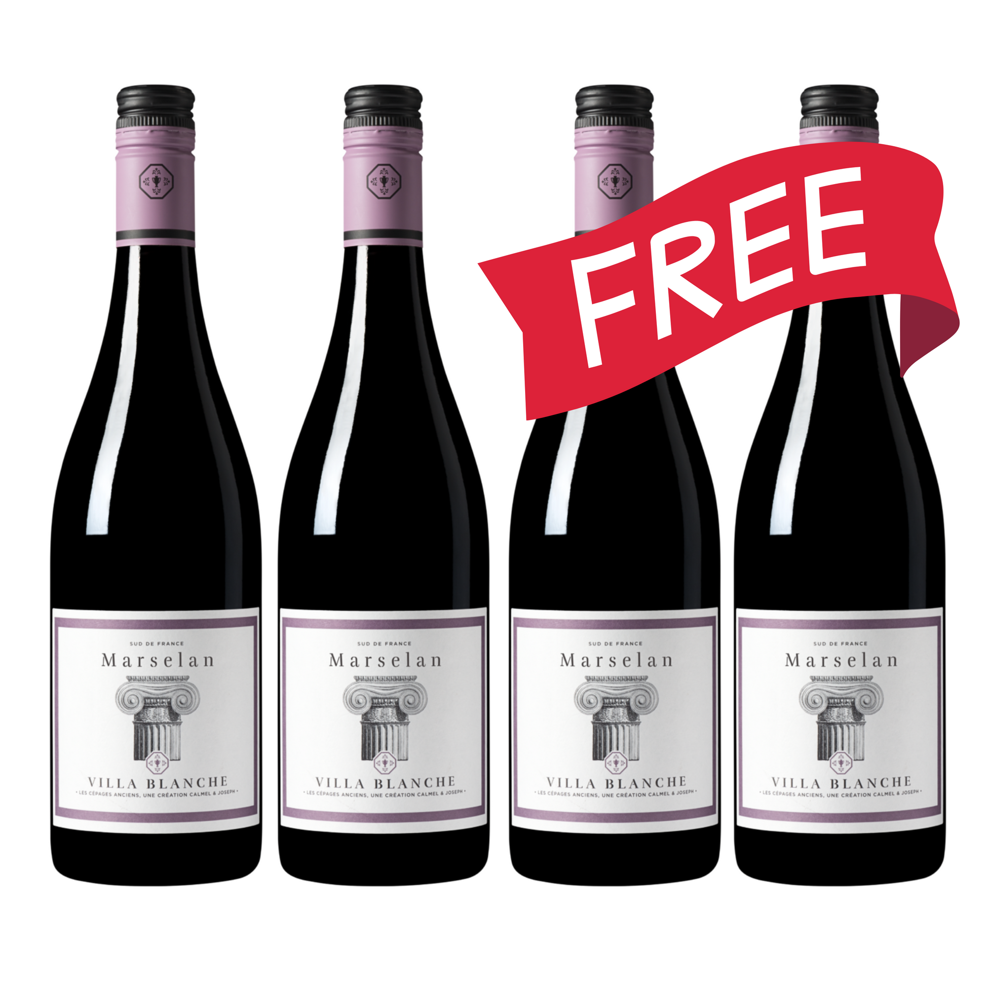 買二送二 Buy 2 Get 2 Free Calmel & Joseph Villa Blanche - Marselan 2016