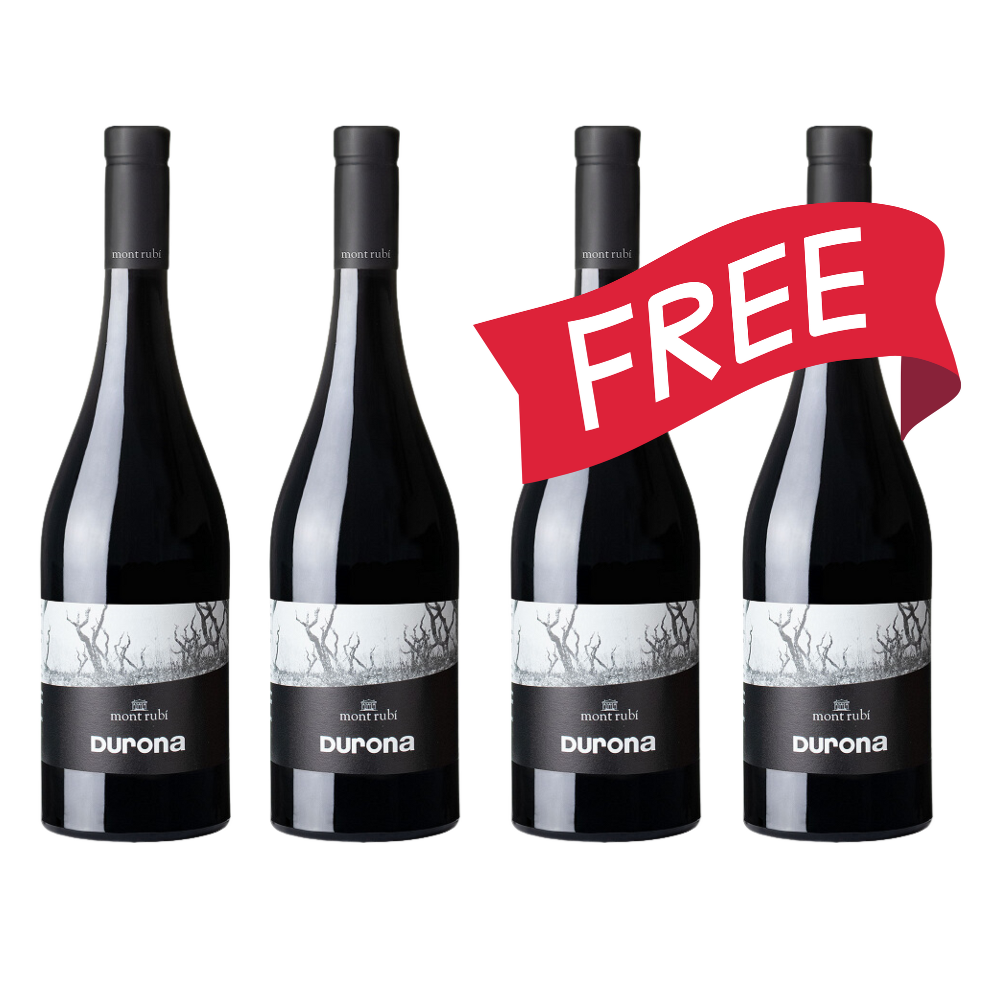 買二送二 Buy 2 Get 2 Free Heretat MontRubi Durona Tinto 2018