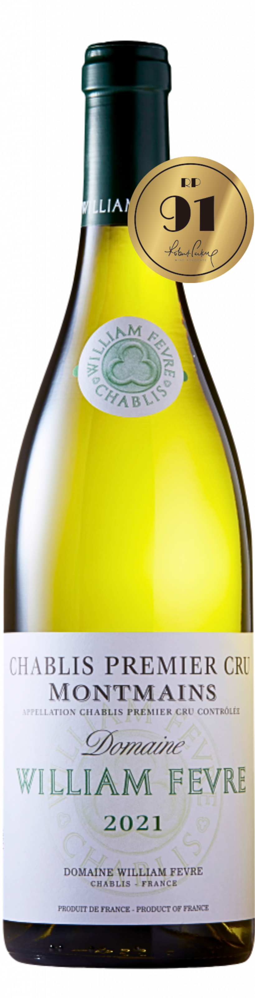 Domaine William Fevre Chablis 1er Cru Montmains 2021 (RP: 91, Allen Meadows: 91-93)