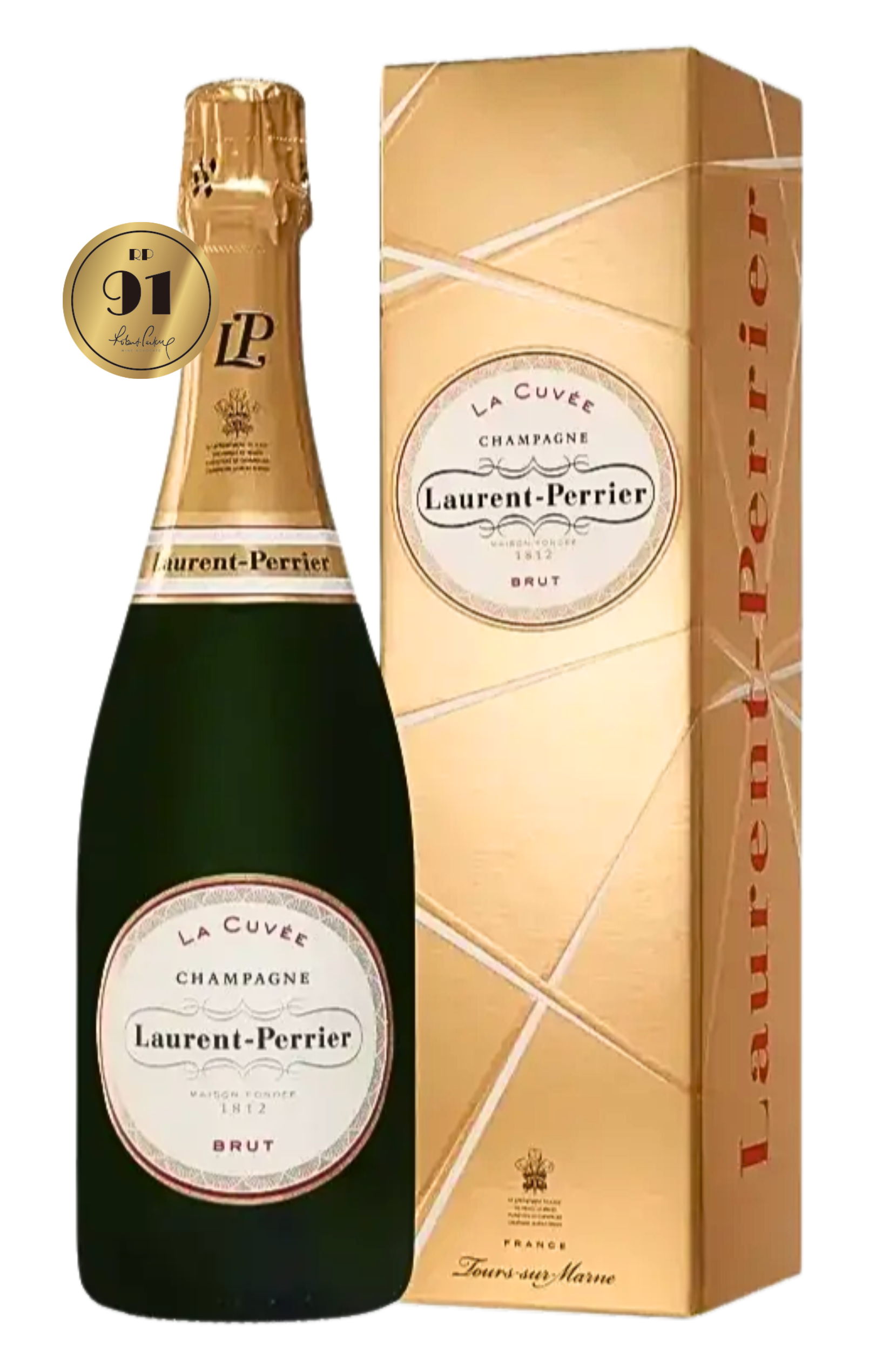 Champagne Laurent-Perrier La Cuvee Brut with Box (RP: 91)