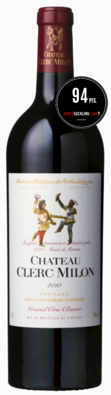 Château Clerc Milon 2010 (JS:94)