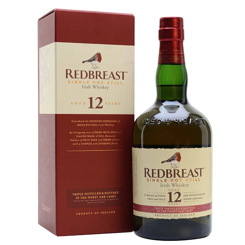 Redbreast 12 Year Old Single Pot Still Irish Whiskey