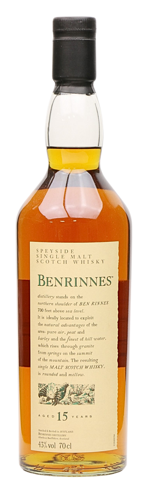 Benrinnes 15 Year Old Flora and Fauna Single Malt Scotch Whisky