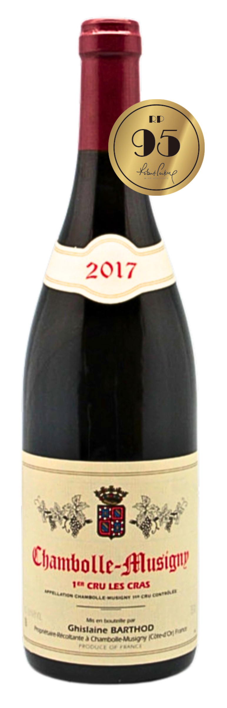 Ghislaine Barthod Chambolle‑Musigny 1er Cru Les Cras 2017 <br>(RP: 93-95)
