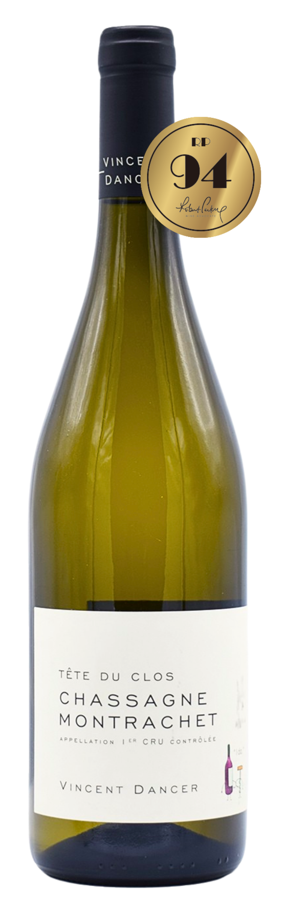 Domaine Vincent Dancer Chassagne-Montrachet <br>1er Cru 'Tête du Clos' 2019 (RP:94)
