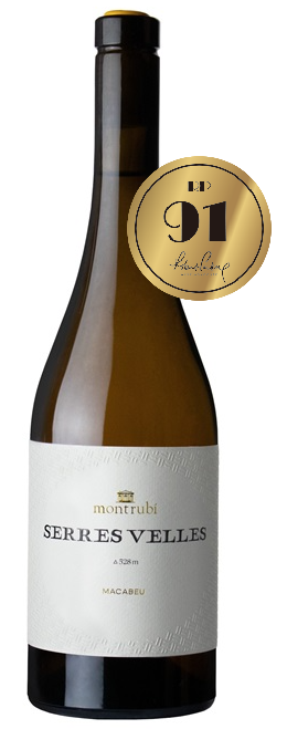 Heretat MontRubi Serres Velles Macabeu 2021 (RP: 91) (加泰單飛種，冒起中)